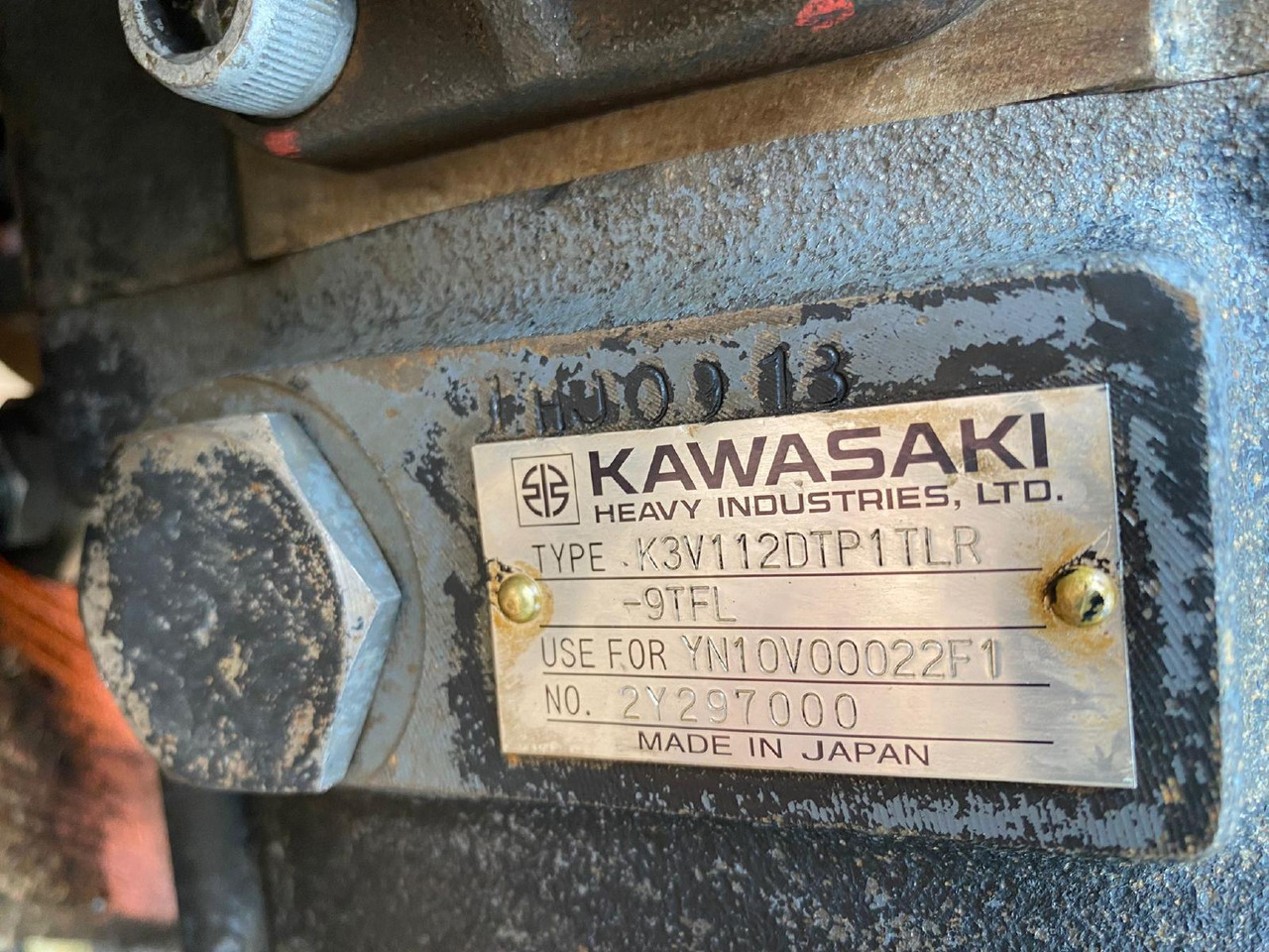 Kawasaki K3V112 aus Fiat Kobelco E 215 - משאבה הידרולית עבור מכונת בנייה: תמונה 5 Kawasaki K3V112 aus Fiat Kobelco E 215 - משאבה הידרולית עבור מכונת בנייה: תמונה 5