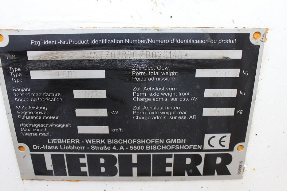 Liebherr L 507 - מסגרת/ שלדה עבור מכונת בנייה: תמונה 5 Liebherr L 507 - מסגרת/ שלדה עבור מכונת בנייה: תמונה 5