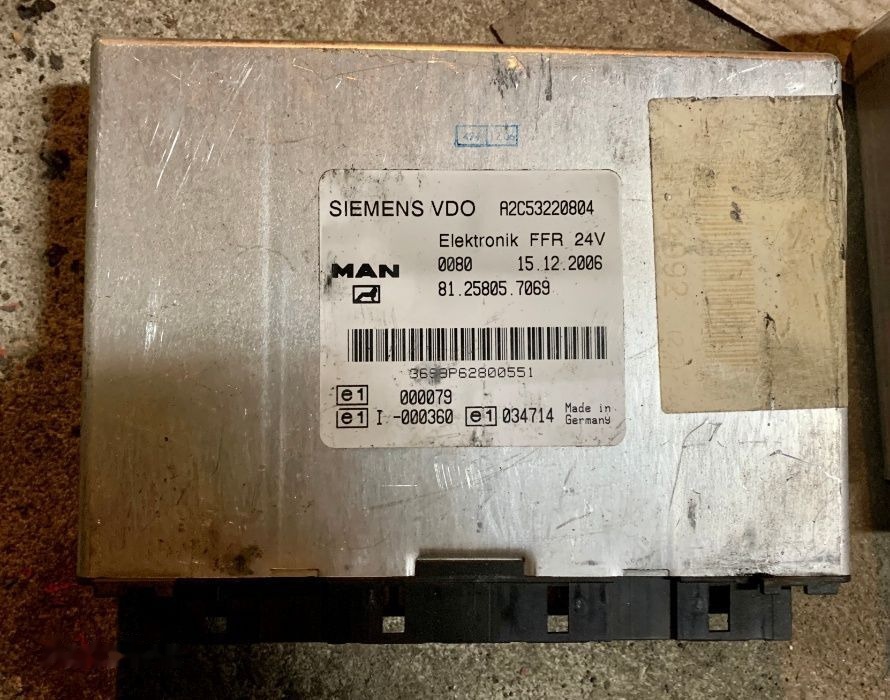 MAN FFR VDO 81.25805.7069 MAN TGA truck - ECU עבור משאית: תמונה 1 MAN FFR VDO 81.25805.7069 MAN TGA truck - ECU עבור משאית: תמונה 1