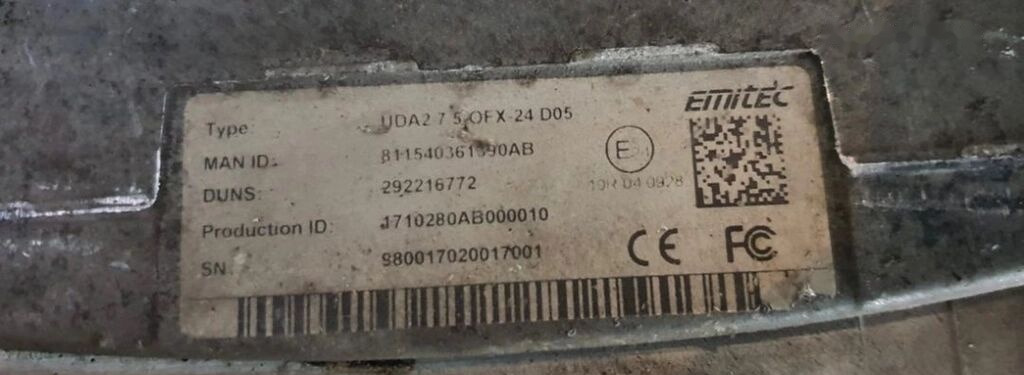 Moduł EMITEC Euro 6 Man TGX TGS 440KM 81154036134000 regeneracja 81154036134000 - מערכת פליטה עבור משאית: תמונה 2 Moduł EMITEC Euro 6 Man TGX TGS 440KM 81154036134000 regeneracja 81154036134000 - מערכת פליטה עבור משאית: תמונה 2