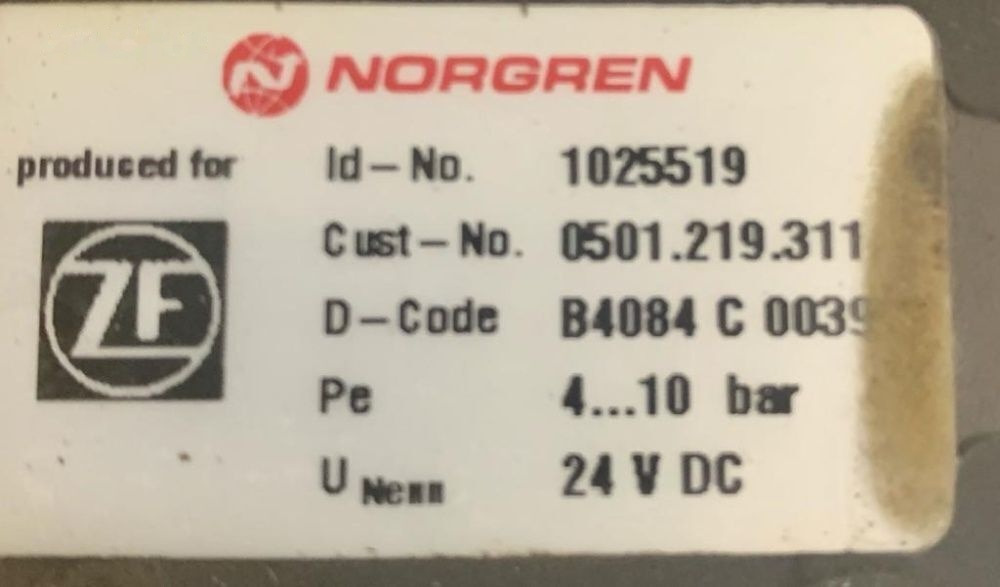 Norgren ZF oryginał HURT wybieraka 1025519 MAN TGA TGX TGL - שסתום בלמים עבור משאית: תמונה 3 Norgren ZF oryginał HURT wybieraka 1025519 MAN TGA TGX TGL - שסתום בלמים עבור משאית: תמונה 3