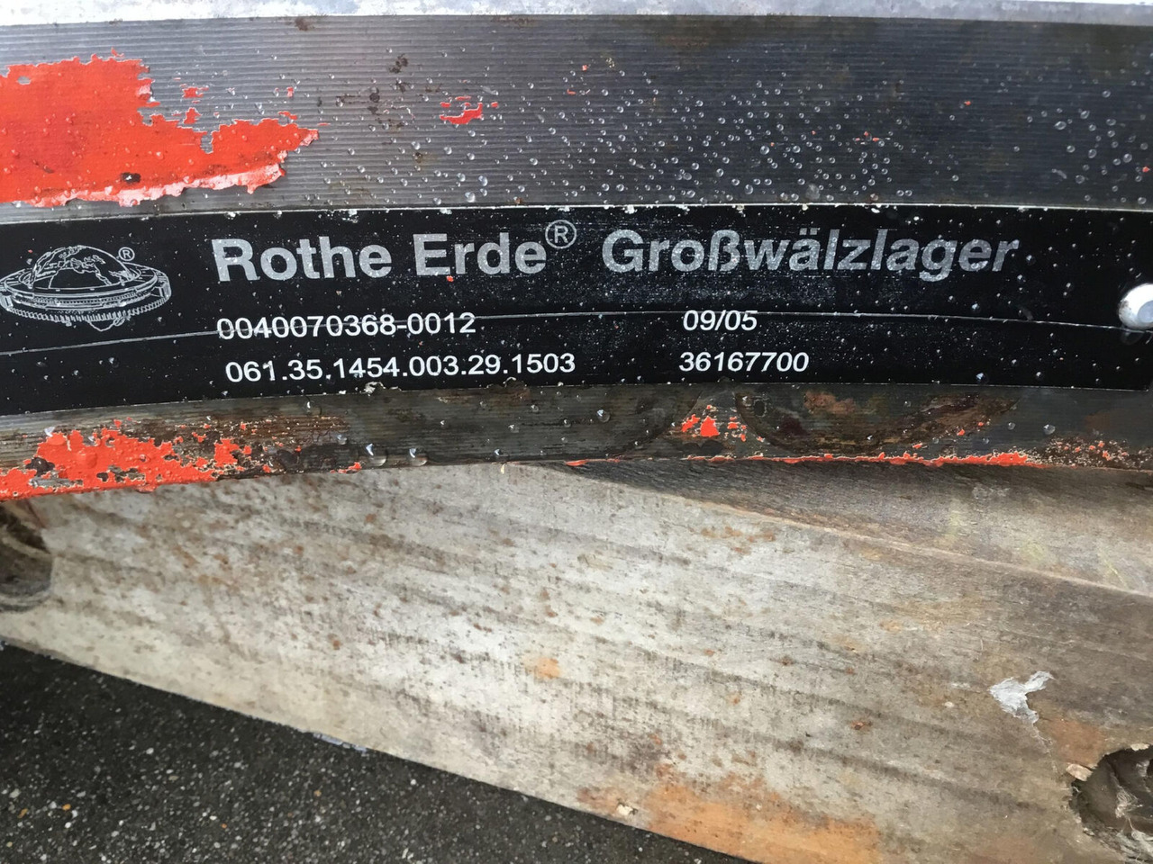 Grove GMK 3055 Slew ring - טבעת רוטציה עבור עגורן נייד: תמונה 4 Grove GMK 3055 Slew ring - טבעת רוטציה עבור עגורן נייד: תמונה 4