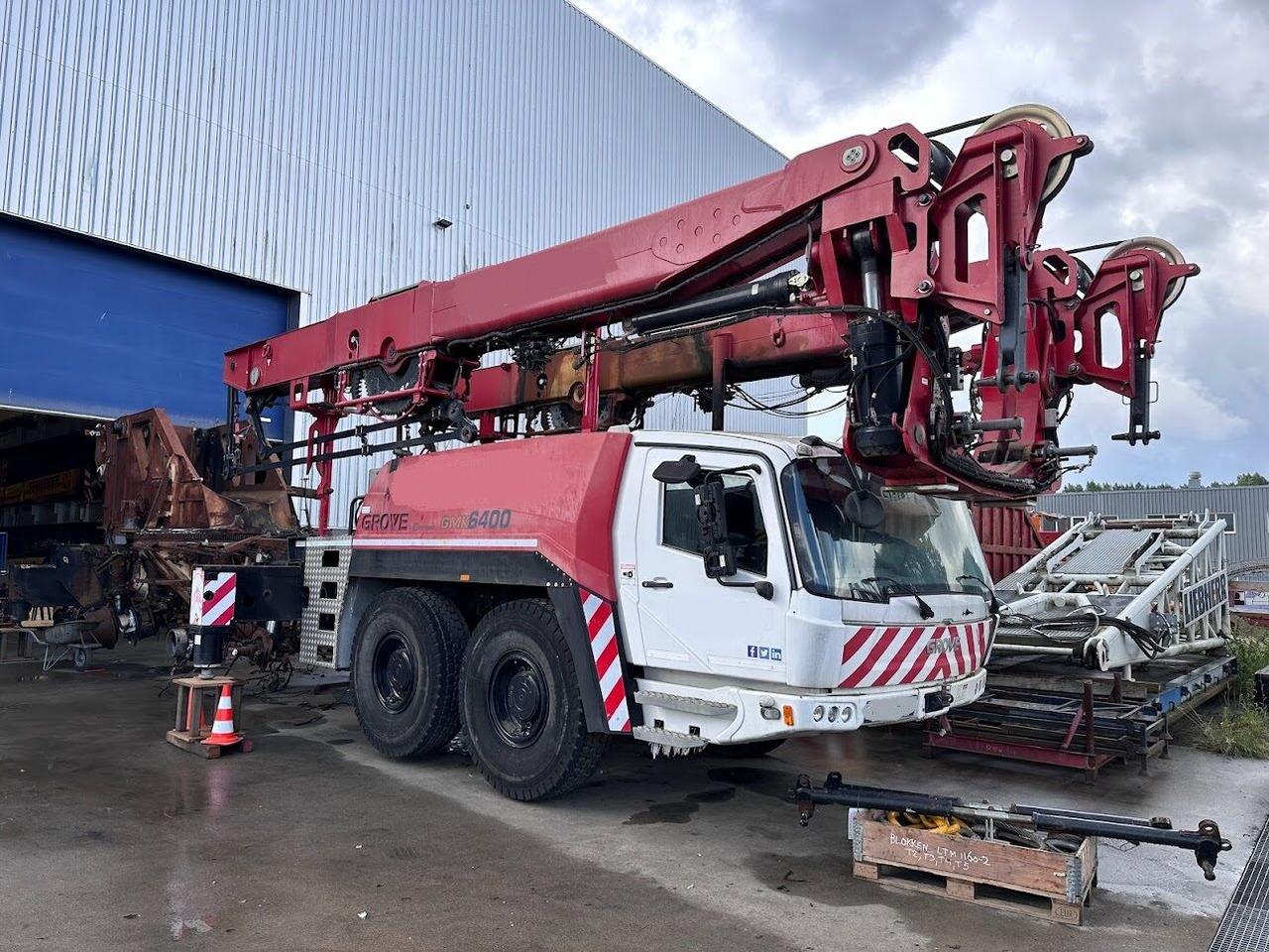 Grove GMK 6400 for parts - עגורן נייד: תמונה 3 Grove GMK 6400 for parts - עגורן נייד: תמונה 3