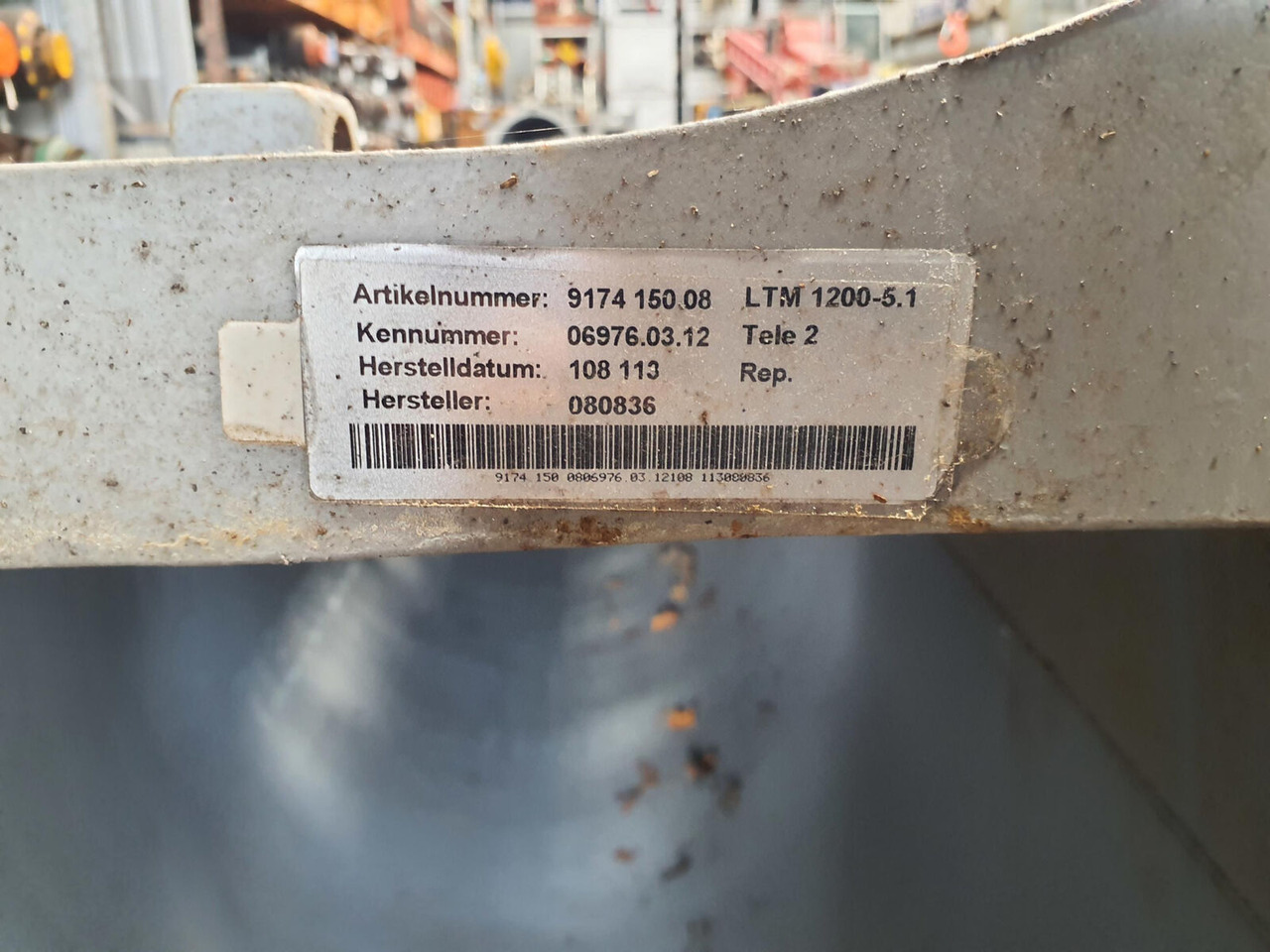 Liebherr LTM 1200-5.1 Telescopic section 2 - זרוע עבור עגורן לכל שטח: תמונה 5 Liebherr LTM 1200-5.1 Telescopic section 2 - זרוע עבור עגורן לכל שטח: תמונה 5