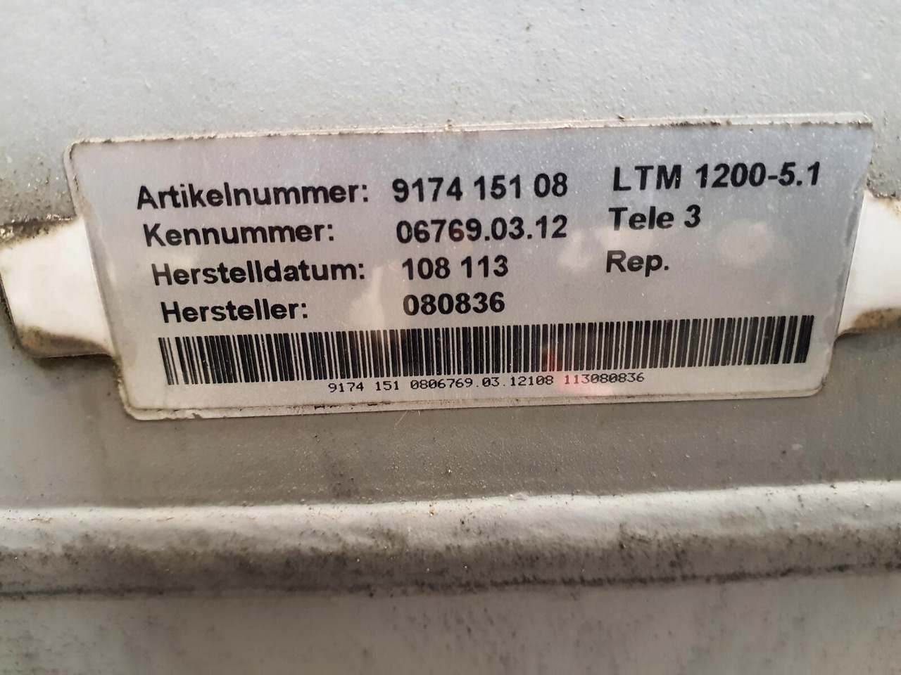 Liebherr LTM 1200-5.1 Telescopic section 3 - זרוע עבור עגורן נייד: תמונה 5 Liebherr LTM 1200-5.1 Telescopic section 3 - זרוע עבור עגורן נייד: תמונה 5