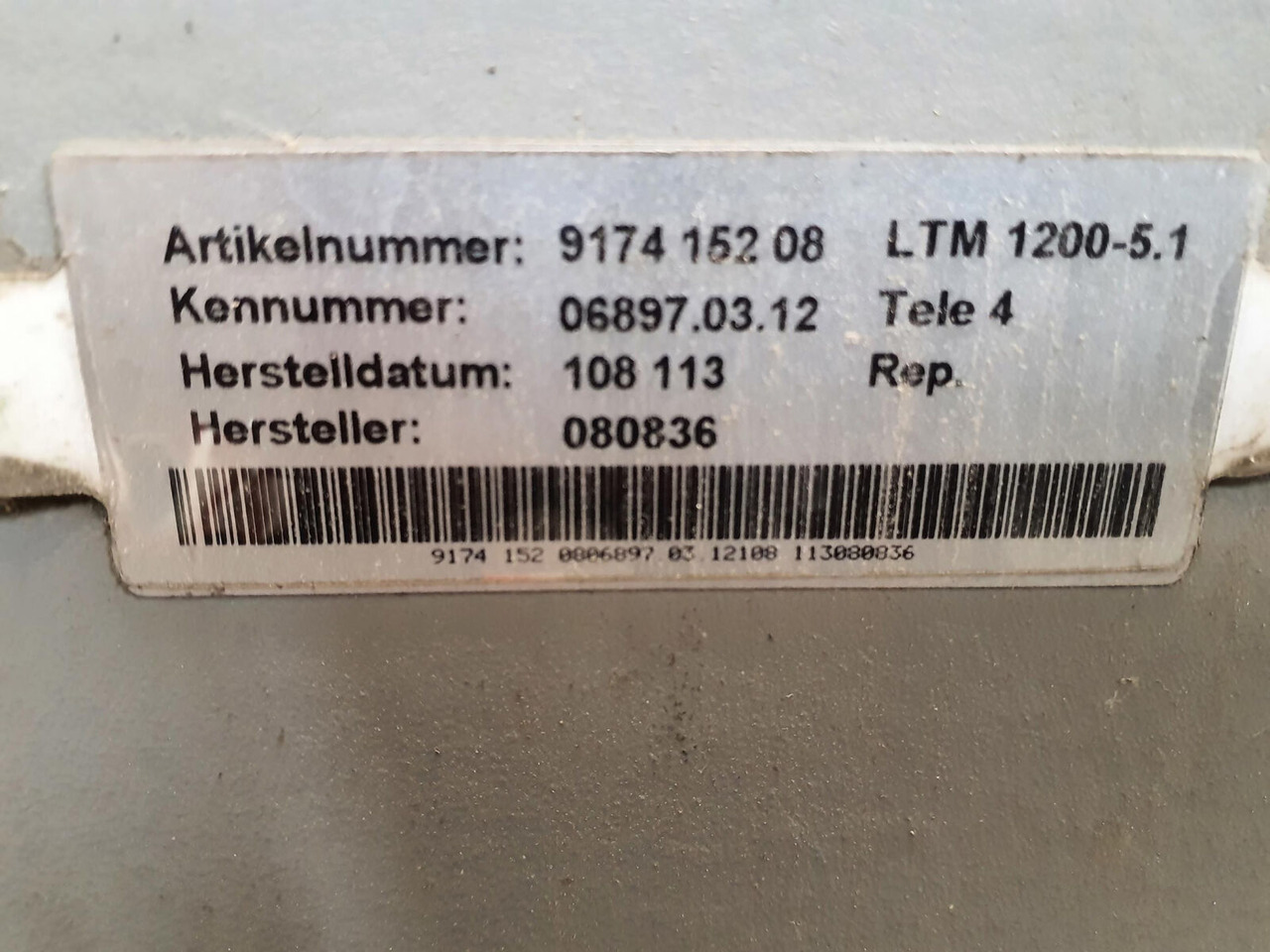 Liebherr LTM 1200-5.1 Telescopic section 4 - זרוע עבור עגורן לכל שטח: תמונה 5 Liebherr LTM 1200-5.1 Telescopic section 4 - זרוע עבור עגורן לכל שטח: תמונה 5