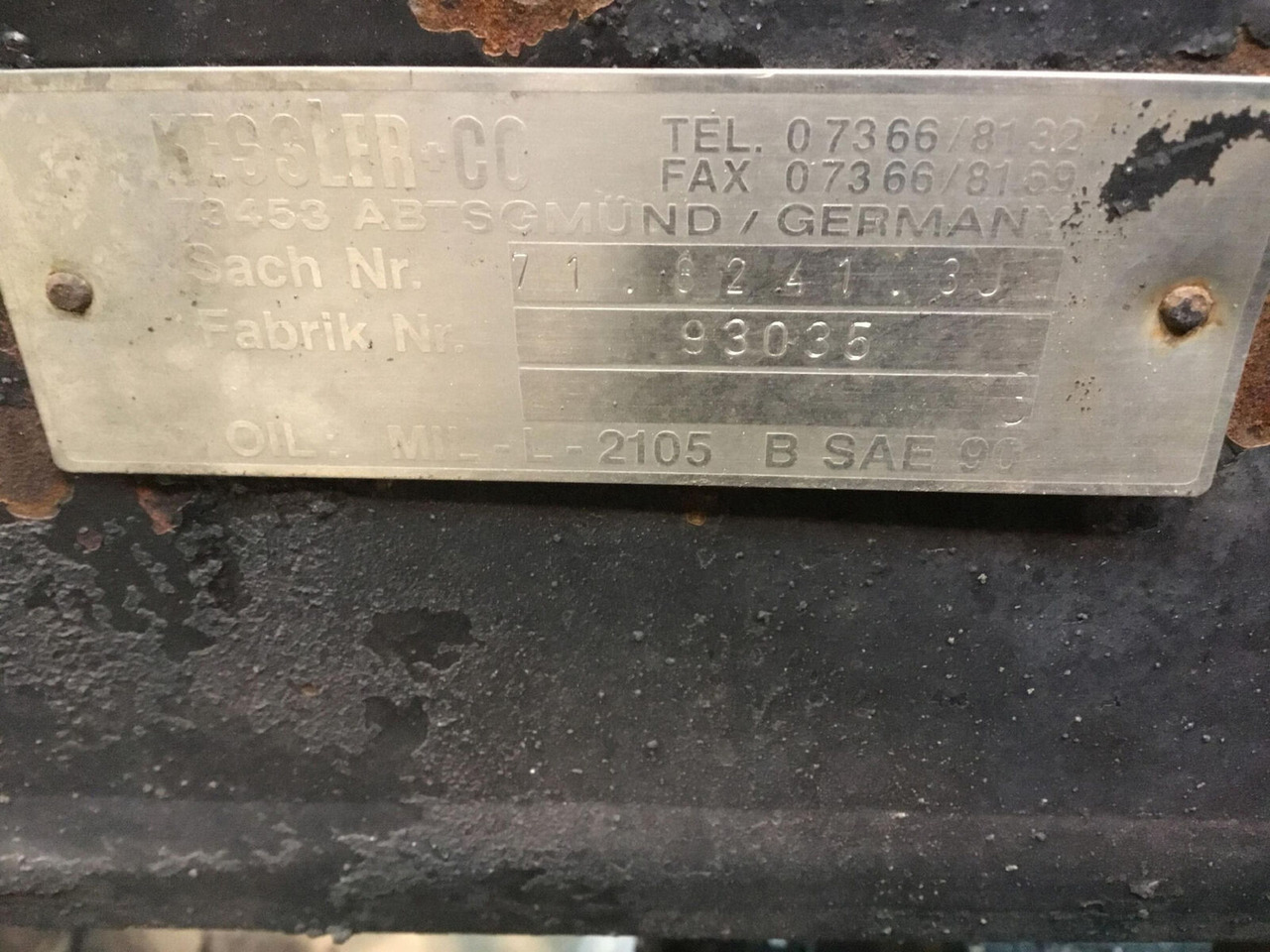 Terex AC 205 axle 2 - סרן וחלקים עבור עגורן נייד: תמונה 5 Terex AC 205 axle 2 - סרן וחלקים עבור עגורן נייד: תמונה 5