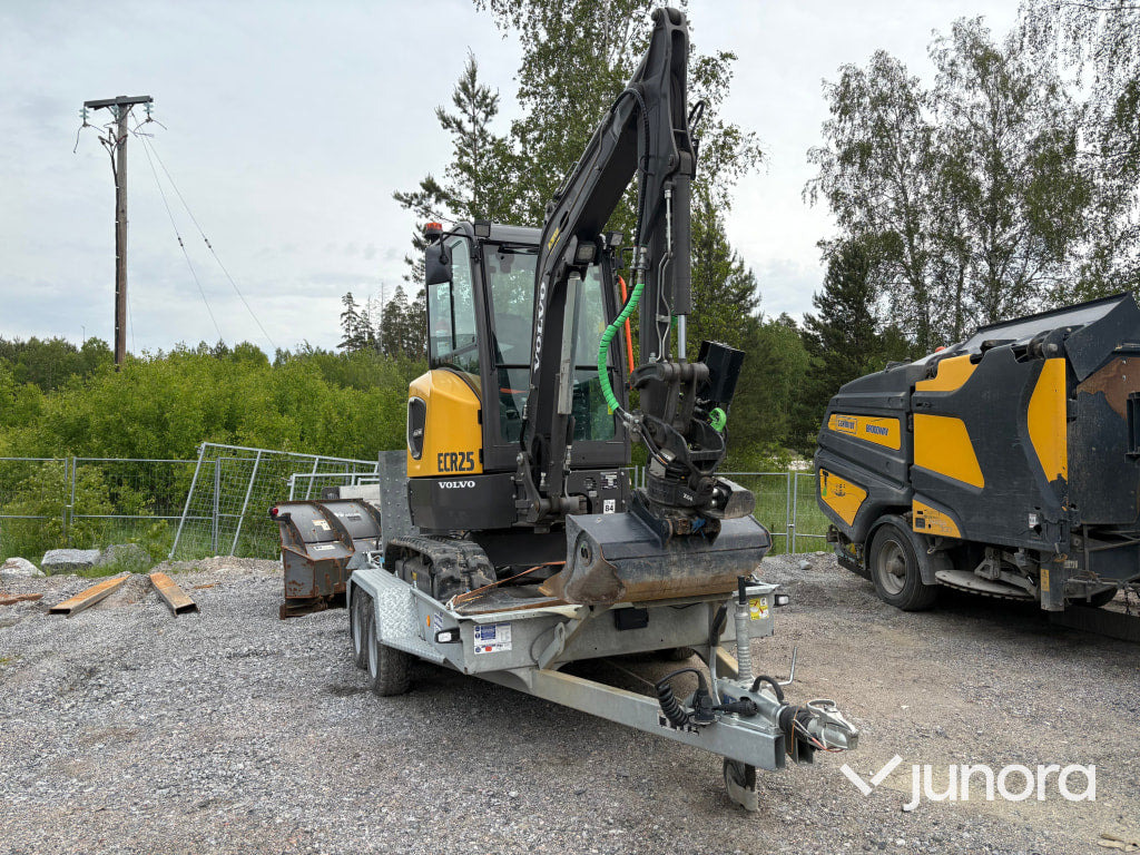 Grävmaskin Volvo ECR25D Electric - מיני מחפר: תמונה 1 Grävmaskin Volvo ECR25D Electric - מיני מחפר: תמונה 1