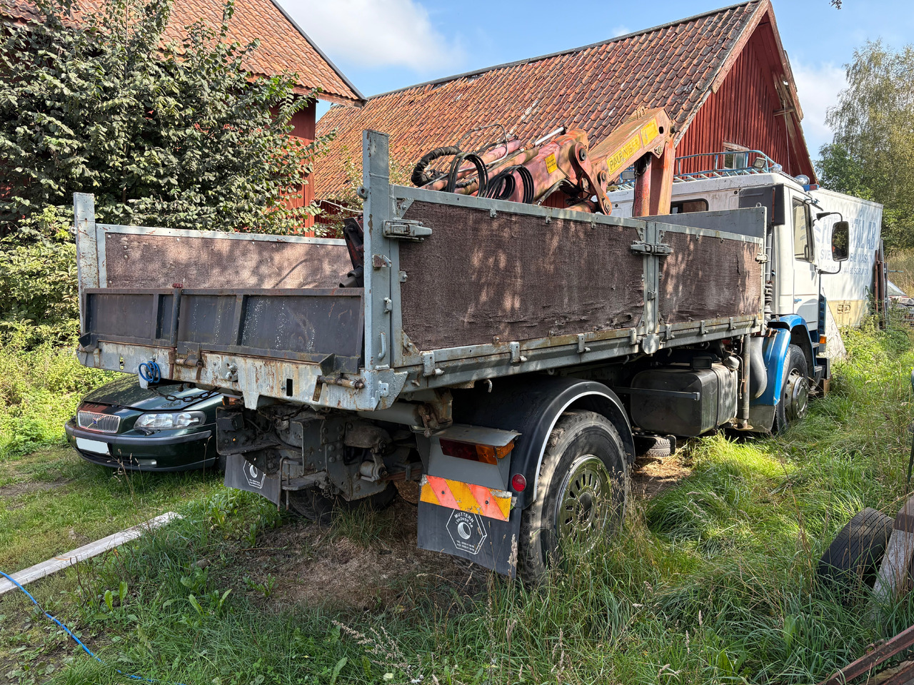 Lastbil Scania P92H 4X2 med lyftkran - משאית צד נופל/ שטוחה, משאית מנוף: תמונה 5 Lastbil Scania P92H 4X2 med lyftkran - משאית צד נופל/ שטוחה, משאית מנוף: תמונה 5