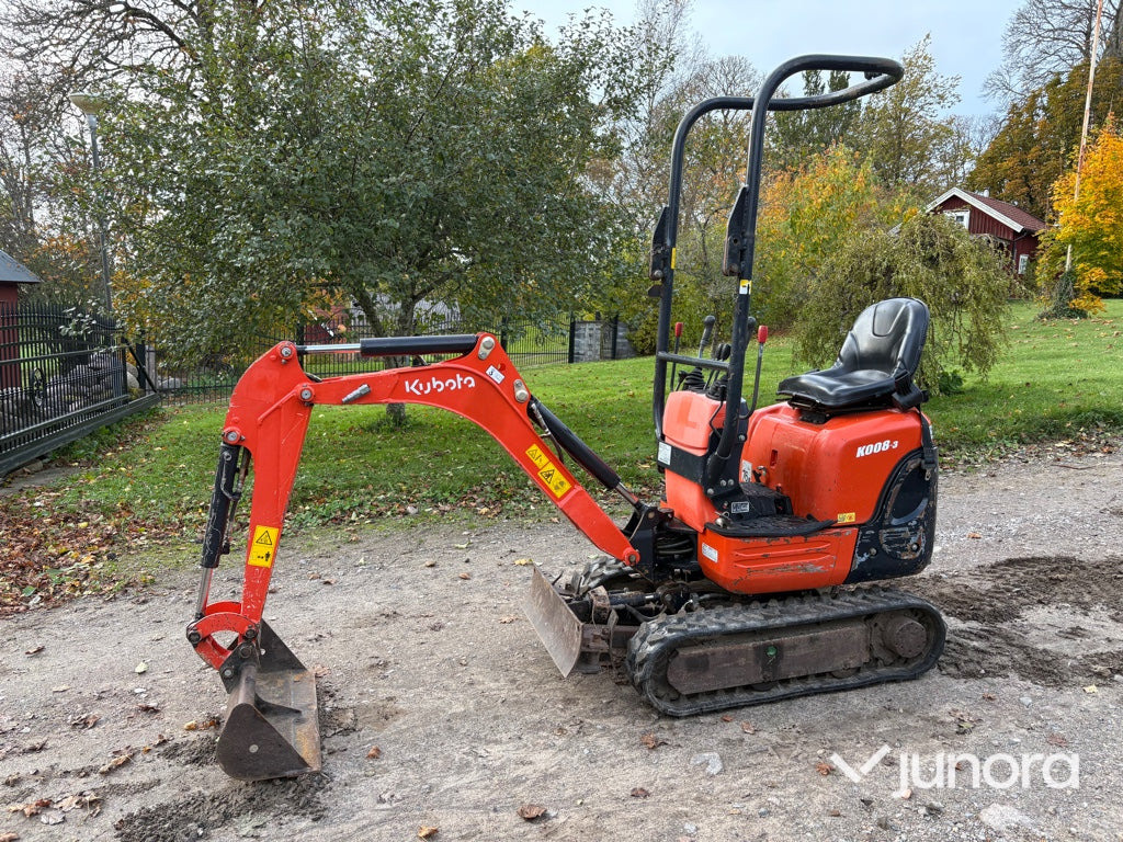 Minigrävare - Kubota, K008-3 - מיני מחפר: תמונה 2 Minigrävare - Kubota, K008-3 - מיני מחפר: תמונה 2
