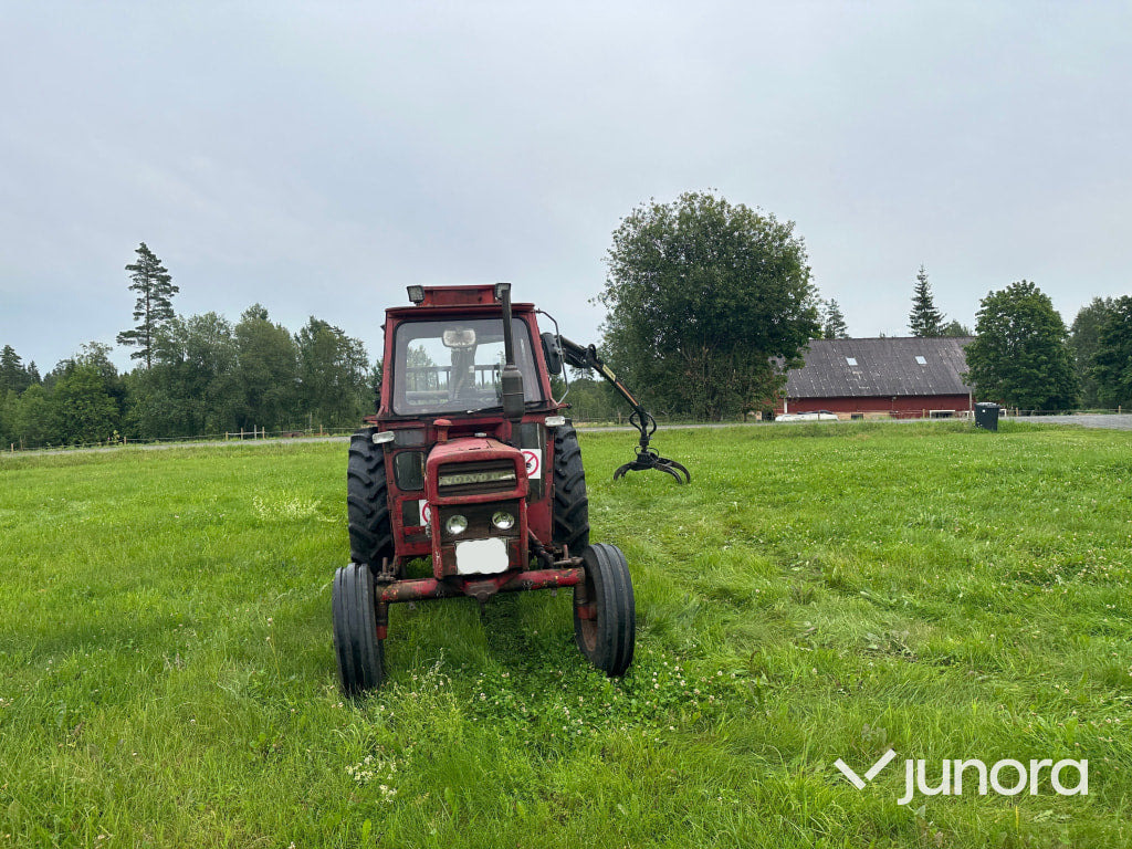טרקטור חקלאי Volvo Bm 430 med farma skogsvagn: תמונה 11
