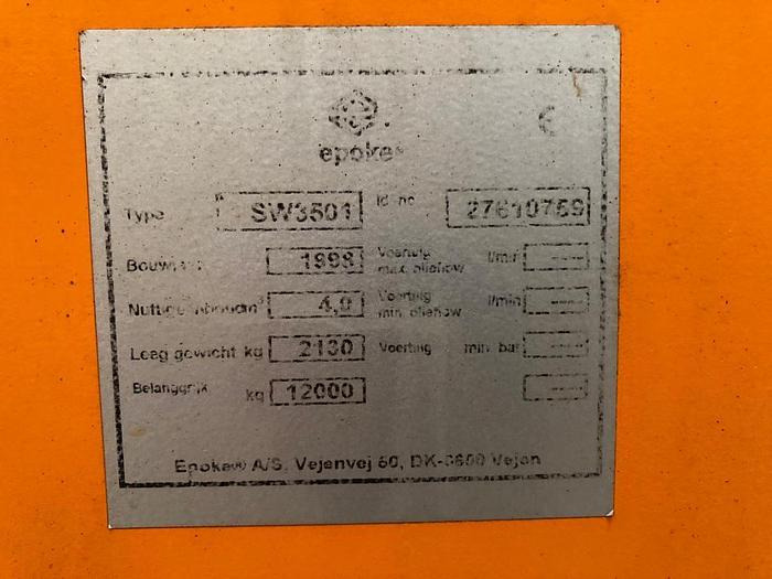 Epoke SW3501 - מפזר חול/ מלח: תמונה 5 Epoke SW3501 - מפזר חול/ מלח: תמונה 5