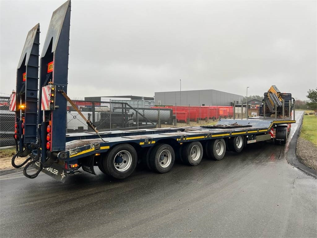 HRD 7 akslet - 84 ton blokvogn med ramper - קרון נגרר עם מטען נמוך: תמונה 2 HRD 7 akslet - 84 ton blokvogn med ramper - קרון נגרר עם מטען נמוך: תמונה 2