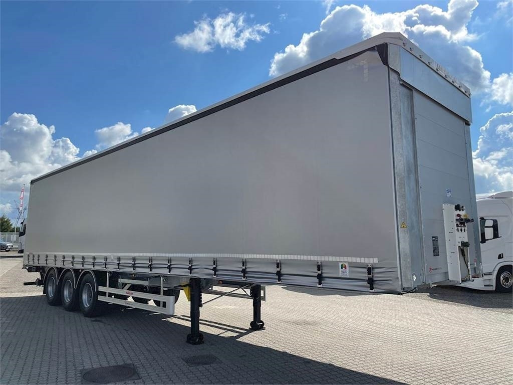 Hangler 3-aks - 2500 kg Zepro lift + Hævetag - סמיטריילר עם וילונות צד: תמונה 2 Hangler 3-aks - 2500 kg Zepro lift + Hævetag - סמיטריילר עם וילונות צד: תמונה 2