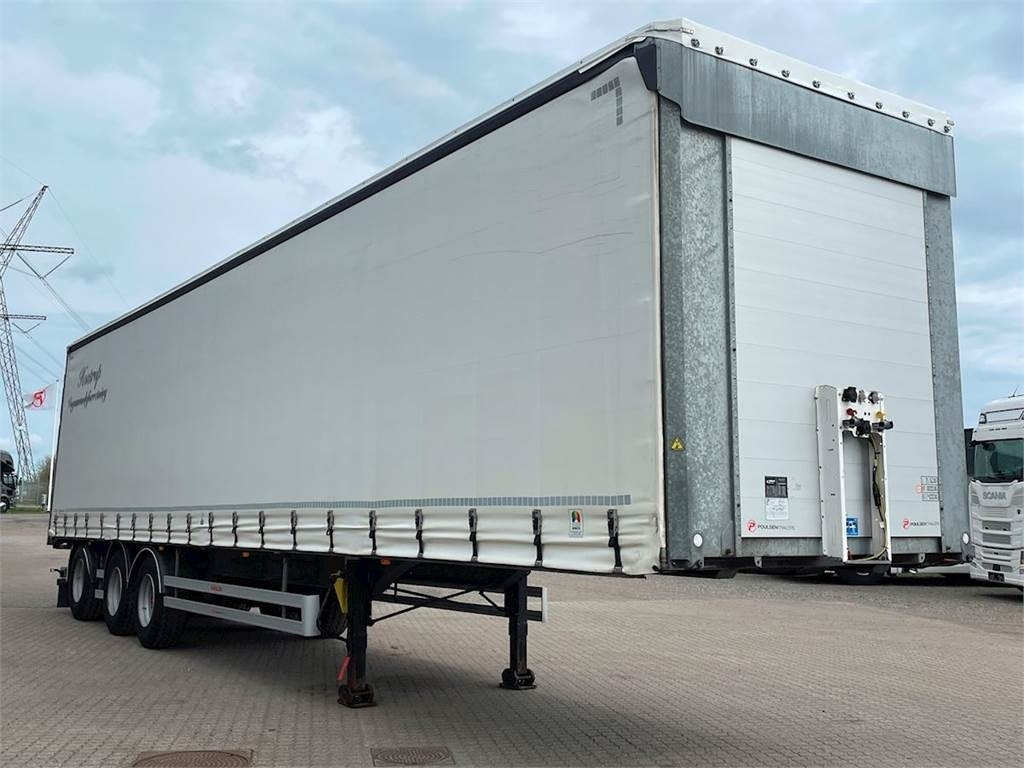 Hangler 3-aks gardintrailer hævetag - סמיטריילר עם וילונות צד: תמונה 1 Hangler 3-aks gardintrailer hævetag - סמיטריילר עם וילונות צד: תמונה 1