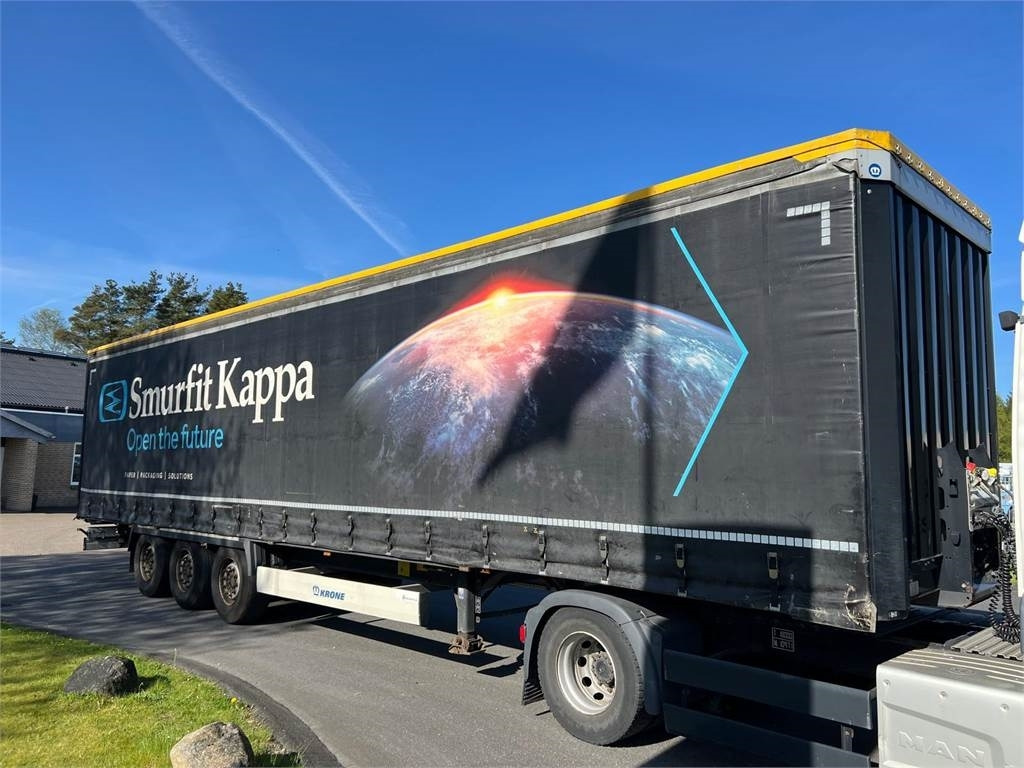 סמיטריילר עם וילונות צד Krone 13,6 mtr: תמונה 7