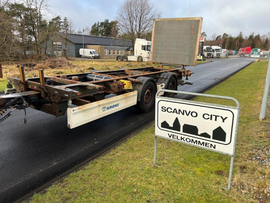 Krone ZZW 18 EL containerlåse - zepro lift  - קרון נגרר מוביל מכולות/ החלפת גוף: תמונה 1 Krone ZZW 18 EL containerlåse - zepro lift  - קרון נגרר מוביל מכולות/ החלפת גוף: תמונה 1