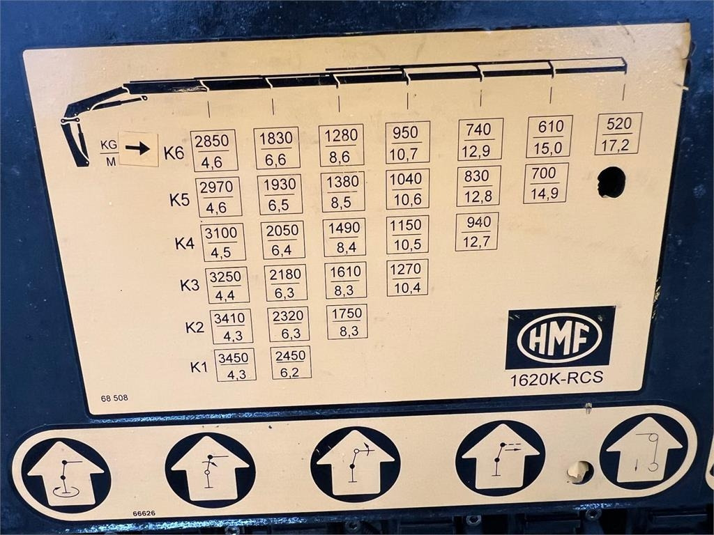 Volvo FL 280 - HMF 1620K6 - משאית מנוף: תמונה 4 Volvo FL 280 - HMF 1620K6 - משאית מנוף: תמונה 4