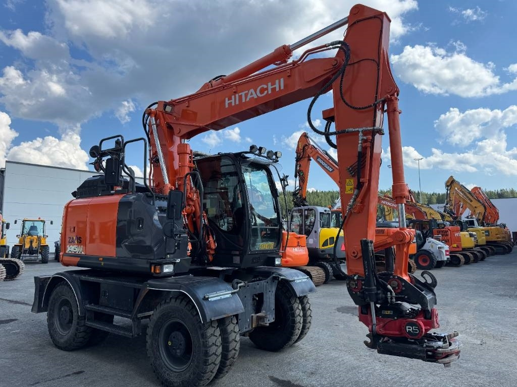 מחפר גלגלים Hitachi MYYTY! SOLD! ZX145W-6 PYÖRITTÄJÄLLÄ: תמונה 7