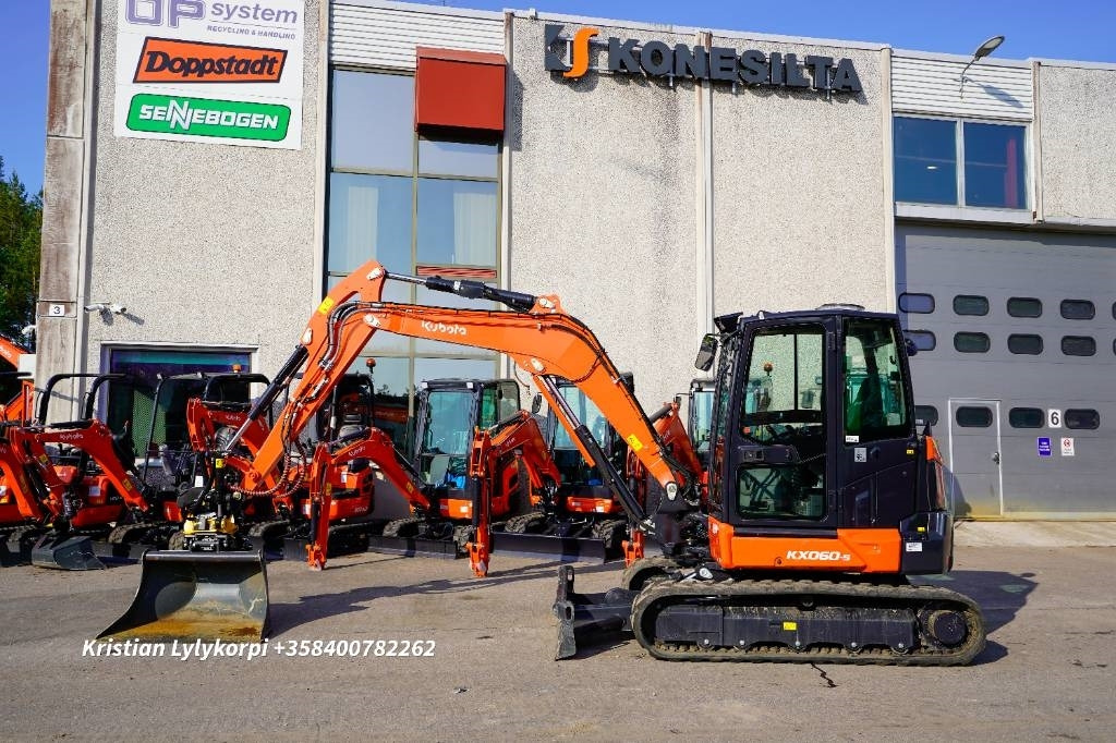 Kubota KX060-5 EX-DEMO - מיני מחפר: תמונה 1 Kubota KX060-5 EX-DEMO - מיני מחפר: תמונה 1