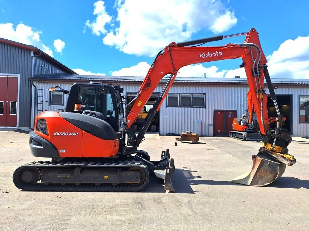 Kubota KX080-4a2 PYÖRITTÄJÄLLÄ - מיני מחפר: תמונה 4 Kubota KX080-4a2 PYÖRITTÄJÄLLÄ - מיני מחפר: תמונה 4