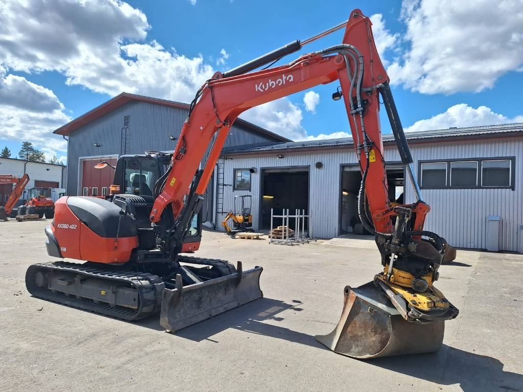 Kubota KX080-4a2 PYÖRITTÄJÄLLÄ - מיני מחפר: תמונה 5 Kubota KX080-4a2 PYÖRITTÄJÄLLÄ - מיני מחפר: תמונה 5