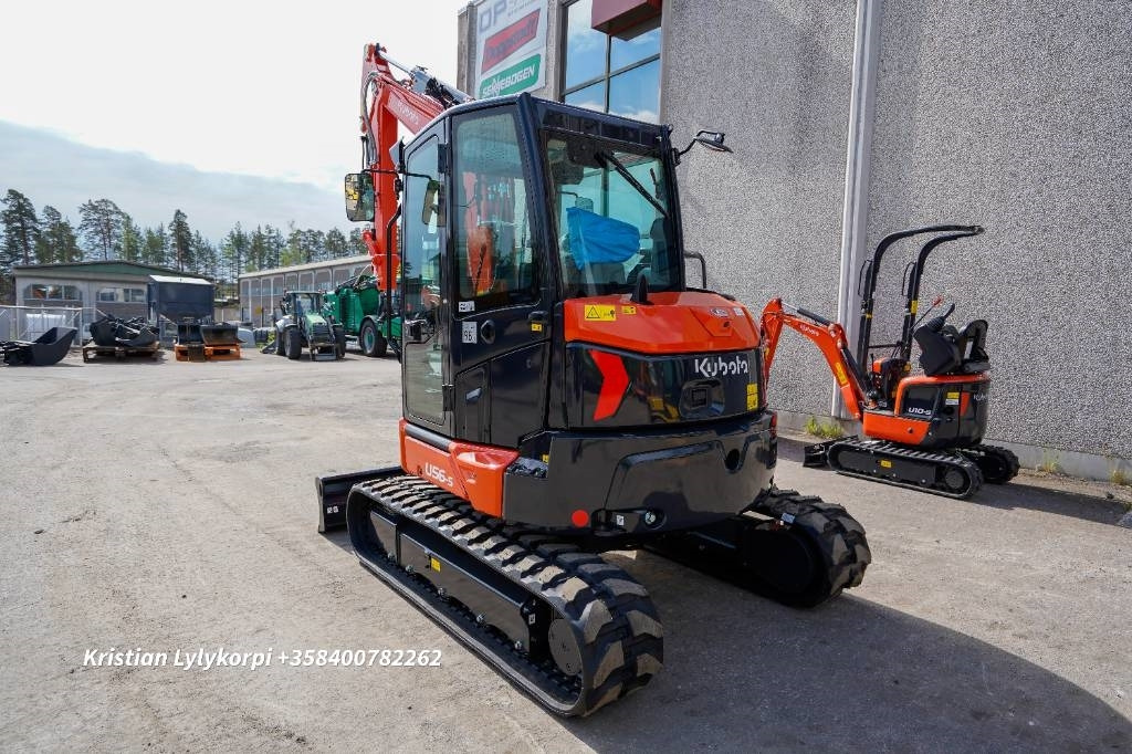 Kubota U56-5 UUSI AJAMATON - מיני מחפר: תמונה 2 Kubota U56-5 UUSI AJAMATON - מיני מחפר: תמונה 2