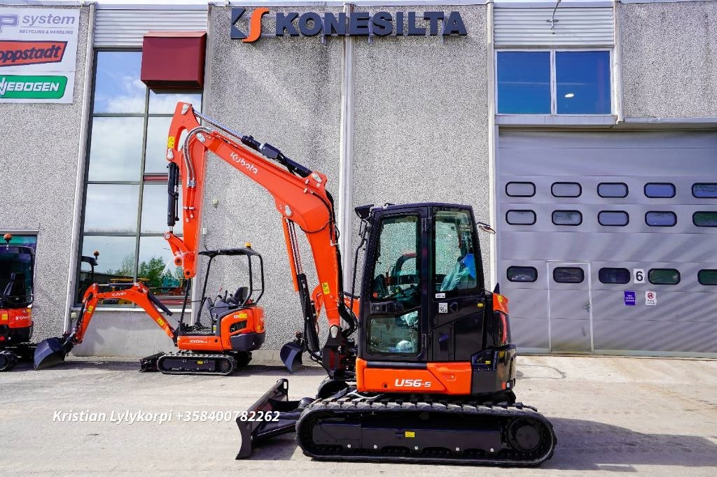 Kubota U56-5 UUSI AJAMATON - מיני מחפר: תמונה 1 Kubota U56-5 UUSI AJAMATON - מיני מחפר: תמונה 1