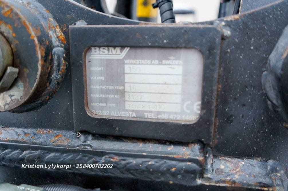 מחפר גלגלים Terex TW110 PYÖRITTÄJÄLLÄ: תמונה 13