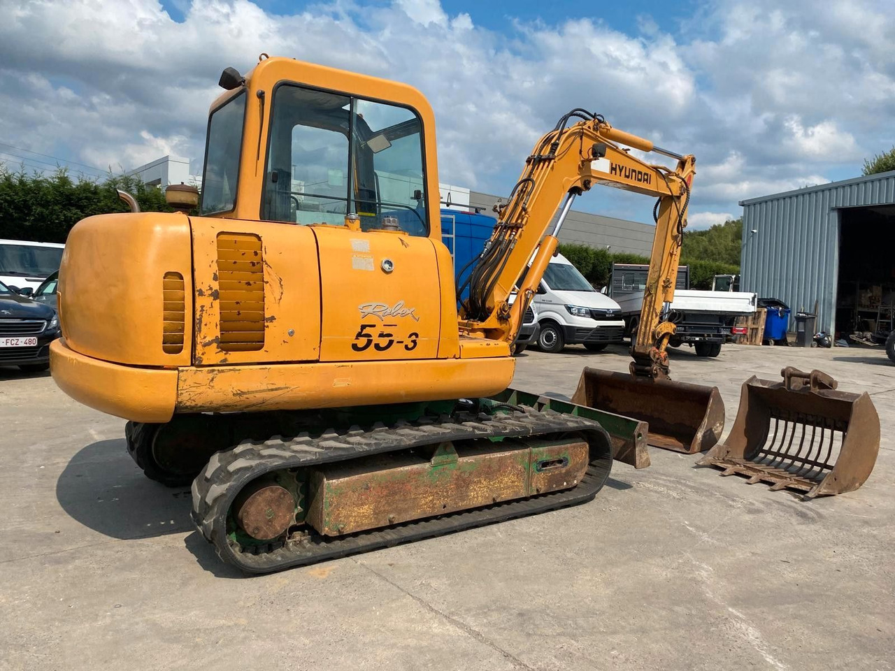 Hyundai Robex 55-3. 2 Löffel. - מיני מחפר: תמונה 3 Hyundai Robex 55-3. 2 Löffel. - מיני מחפר: תמונה 3