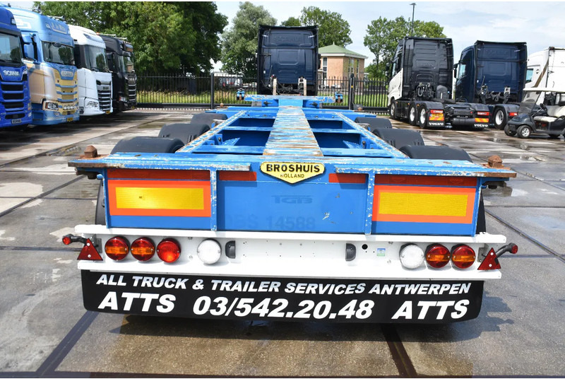 Broshuis MFCC - LIFT AXLE - SAF AXLES - DISC BRAKES - 2 x EXTENDABLE - EXCELLENT CONDITION - - סמיטריילר מוביל מכולות/ החלפת גוף: תמונה 3 Broshuis MFCC - LIFT AXLE - SAF AXLES - DISC BRAKES - 2 x EXTENDABLE - EXCELLENT CONDITION - - סמיטריילר מוביל מכולות/ החלפת גוף: תמונה 3