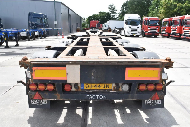Pacton T3-010 - 2 x LIFT AXLE - BPW AXLES - DRUM BRAKES - 2 x EXTENDABLE - - סמיטריילר מוביל מכולות/ החלפת גוף: תמונה 3 Pacton T3-010 - 2 x LIFT AXLE - BPW AXLES - DRUM BRAKES - 2 x EXTENDABLE - - סמיטריילר מוביל מכולות/ החלפת גוף: תמונה 3
