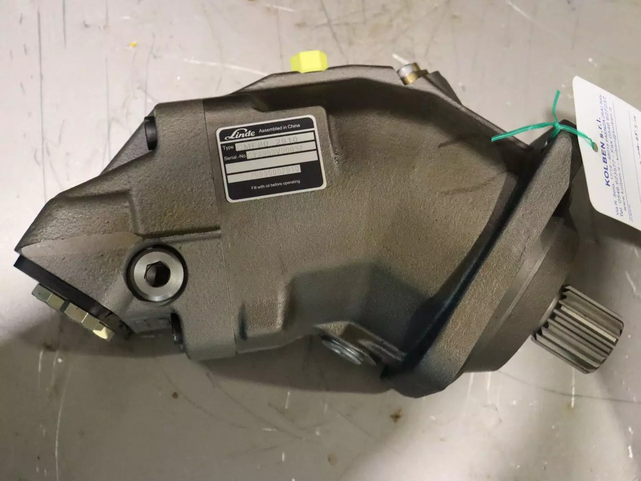 LINDE CMF80 2910 - מנוע הידרולי עבור מכונת בנייה: תמונה 1 LINDE CMF80 2910 - מנוע הידרולי עבור מכונת בנייה: תמונה 1