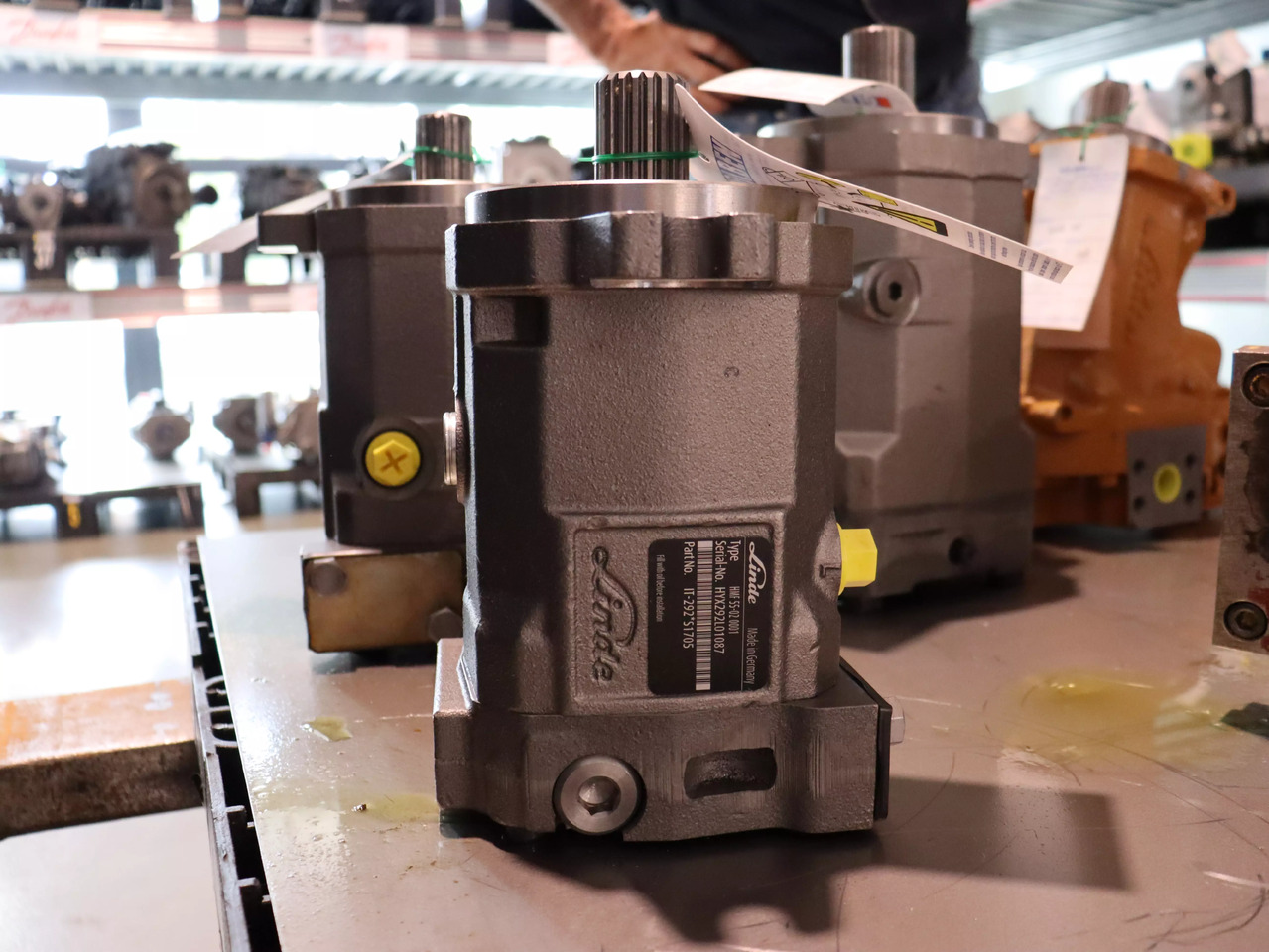 LINDE HMF 55-02 - מנוע הידרולי עבור מכונת בנייה: תמונה 1 LINDE HMF 55-02 - מנוע הידרולי עבור מכונת בנייה: תמונה 1