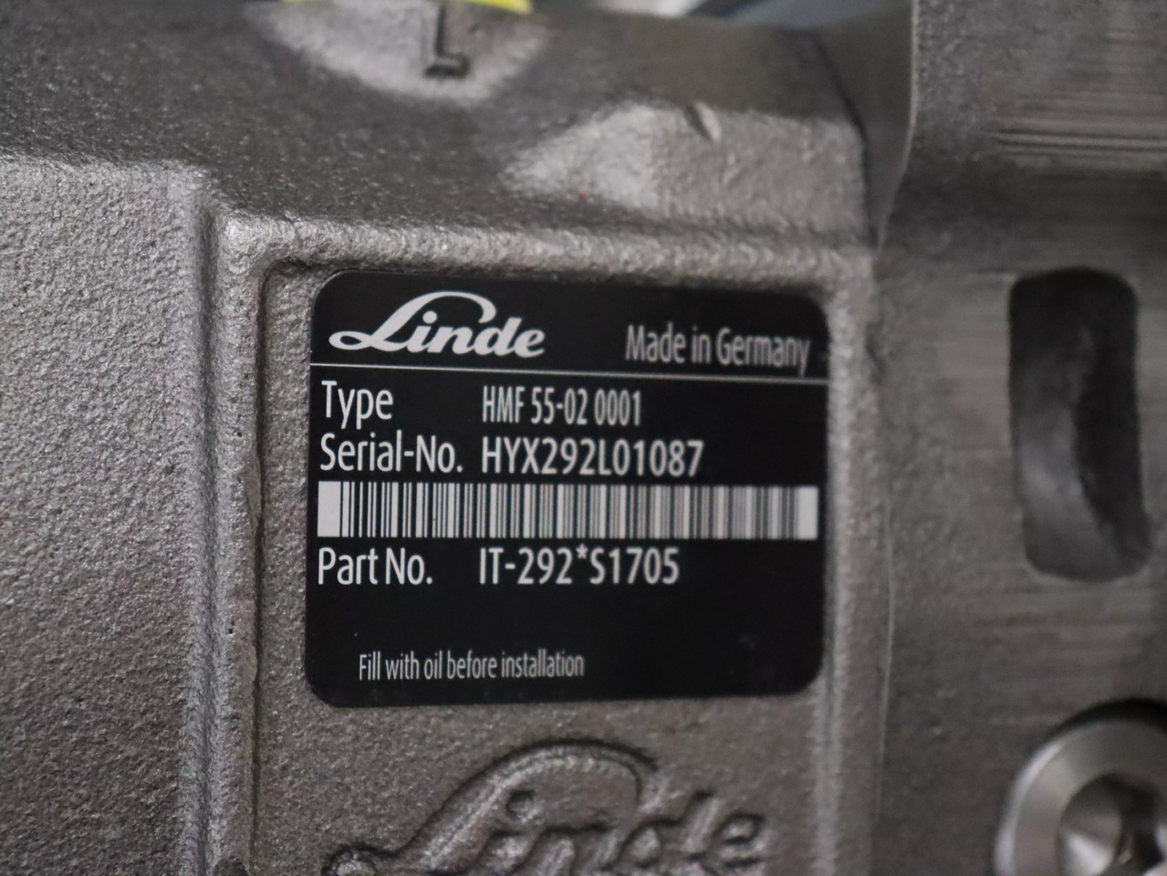 LINDE HMF 55-02 - מנוע הידרולי עבור מכונת בנייה: תמונה 3 LINDE HMF 55-02 - מנוע הידרולי עבור מכונת בנייה: תמונה 3