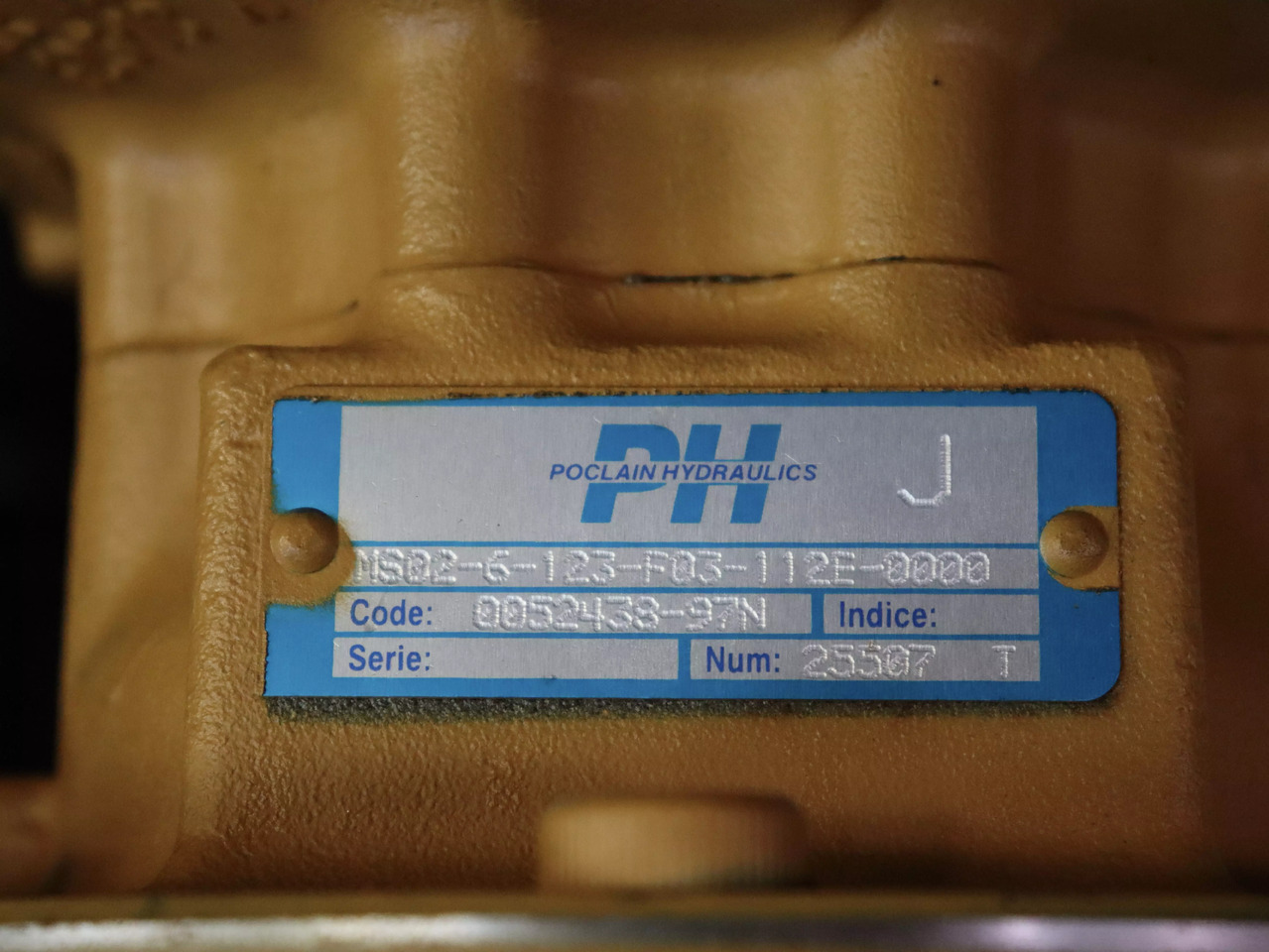 POCLAIN MS02-6-123-F03-112E-0000 - מנוע הידרולי עבור מכונת בנייה: תמונה 4 POCLAIN MS02-6-123-F03-112E-0000 - מנוע הידרולי עבור מכונת בנייה: תמונה 4