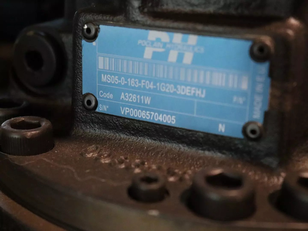 POCLAIN MS05-2-163-F04-1G20-3DEFHJ - מנוע הידרולי עבור מכונת בנייה: תמונה 2 POCLAIN MS05-2-163-F04-1G20-3DEFHJ - מנוע הידרולי עבור מכונת בנייה: תמונה 2