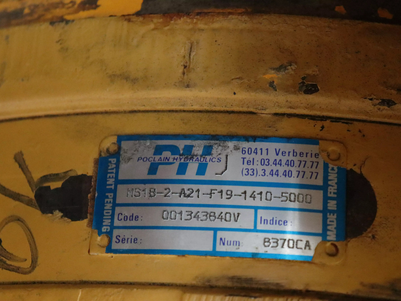 POCLAIN MS18-2-A21-F19-1410-5000 - מנוע הידרולי עבור מכונת בנייה: תמונה 4 POCLAIN MS18-2-A21-F19-1410-5000 - מנוע הידרולי עבור מכונת בנייה: תמונה 4