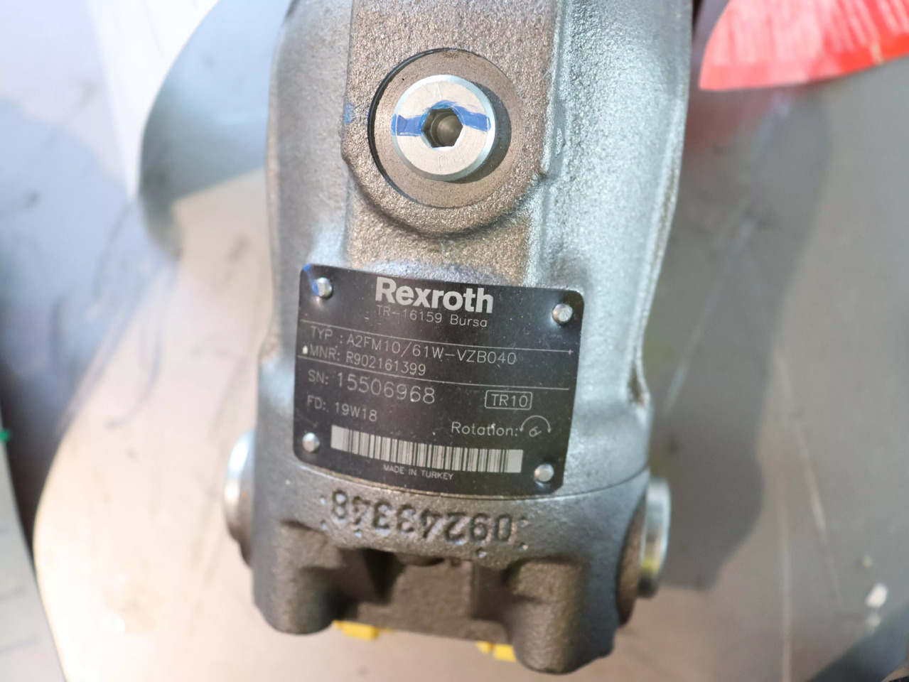 REXROTH A2FM10/61W-VZB040 - מנוע הידרולי עבור ציוד לטיפול בחומרים: תמונה 4 REXROTH A2FM10/61W-VZB040 - מנוע הידרולי עבור ציוד לטיפול בחומרים: תמונה 4