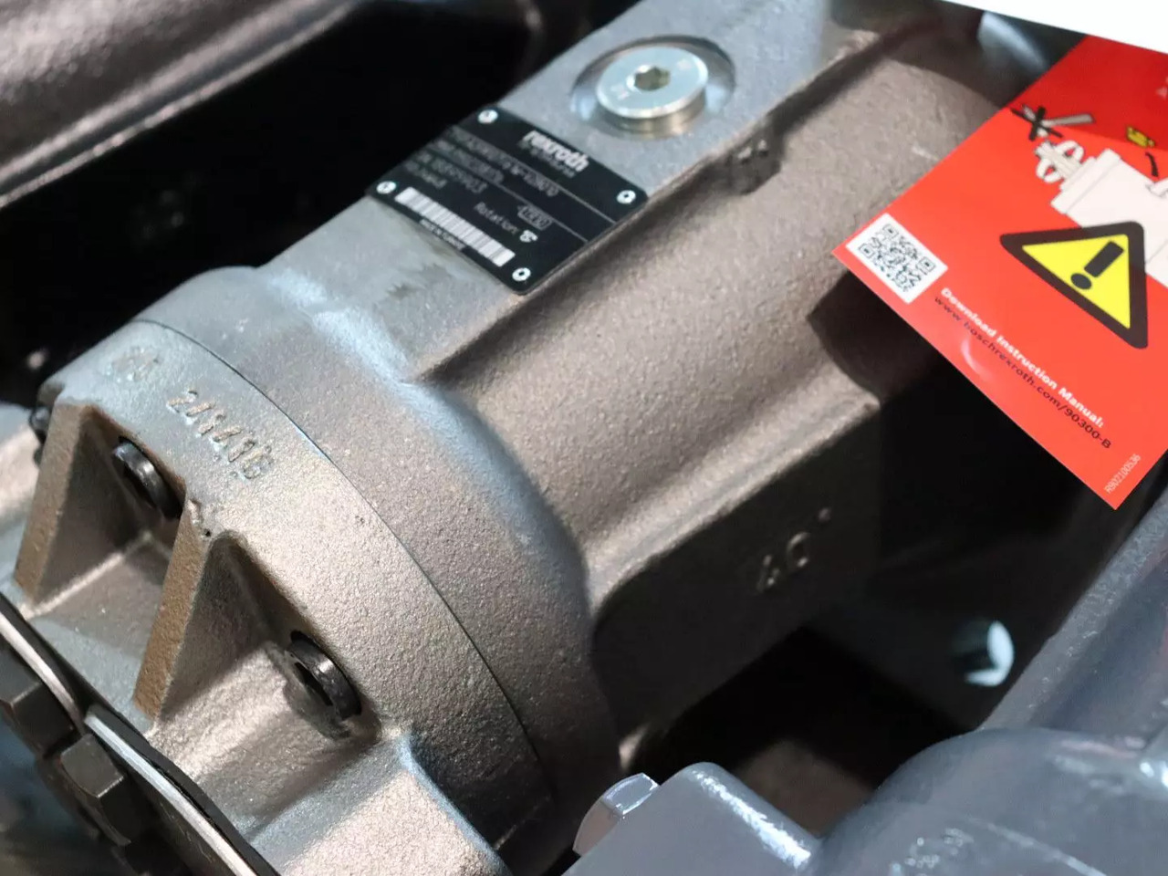 REXROTH A2FM107/61W-VZB010 - מנוע הידרולי עבור ציוד לטיפול בחומרים: תמונה 3 REXROTH A2FM107/61W-VZB010 - מנוע הידרולי עבור ציוד לטיפול בחומרים: תמונה 3