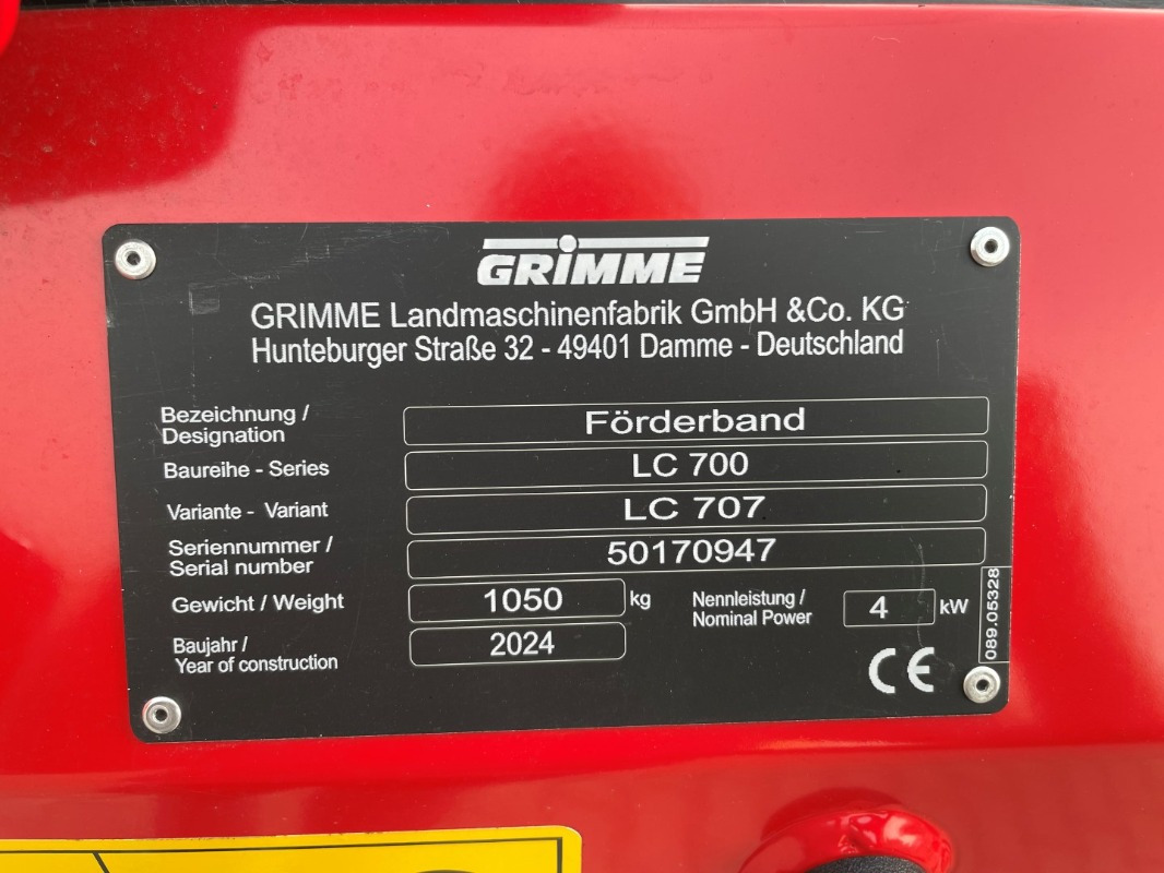 Grimme LC 707 - Rental - ציוד אחסון: תמונה 2 Grimme LC 707 - Rental - ציוד אחסון: תמונה 2
