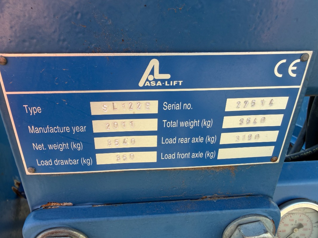 ASA-Lift SL-122 ES - ציוד עיבוד קרקע: תמונה 2 ASA-Lift SL-122 ES - ציוד עיבוד קרקע: תמונה 2