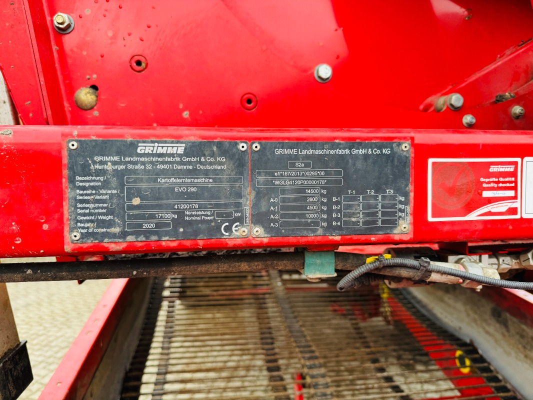 Grimme EVO 290 AirSep - מקצרת תפוחי אדמה: תמונה 2 Grimme EVO 290 AirSep - מקצרת תפוחי אדמה: תמונה 2