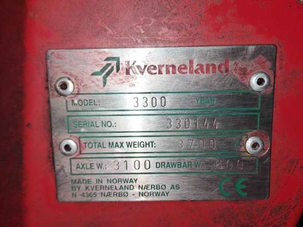 Kverneland UN-3300 - מקצרה: תמונה 2 Kverneland UN-3300 - מקצרה: תמונה 2