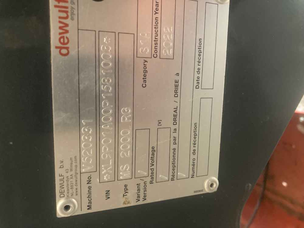 מקצרה Dewulf Dewulf MS 2000,B.V S1A, 2 Row, Potato, Belt Planter: תמונה 6