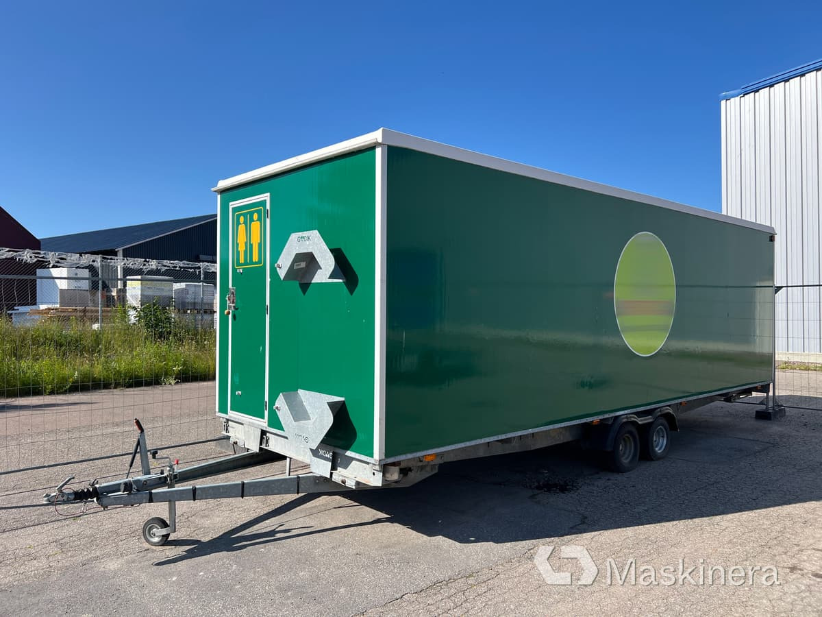 Godik Toalettvagn 10 personer - מכולת בנייה, קרון נגרר: תמונה 1 Godik Toalettvagn 10 personer - מכולת בנייה, קרון נגרר: תמונה 1