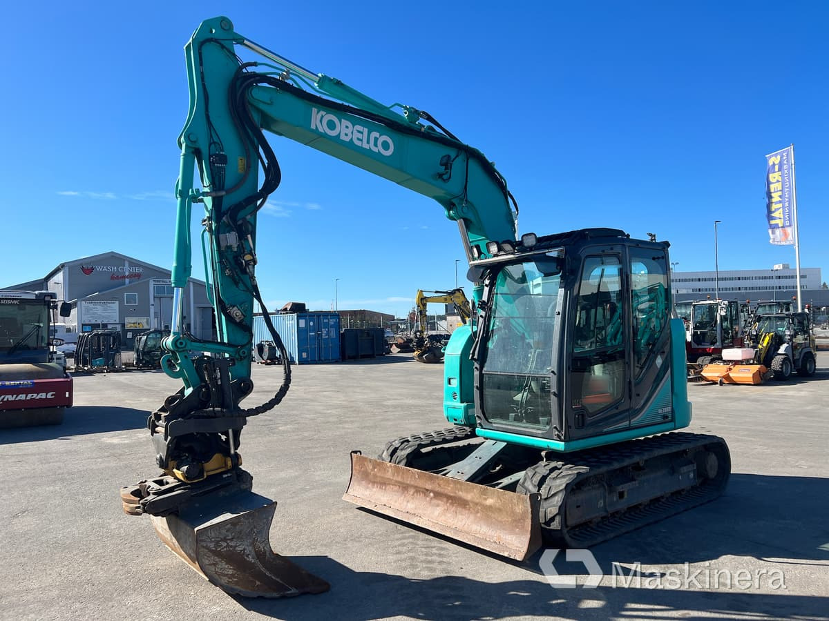 Grävmaskin Kobelco SK75SR-3E - מחפר סורק: תמונה 1 Grävmaskin Kobelco SK75SR-3E - מחפר סורק: תמונה 1