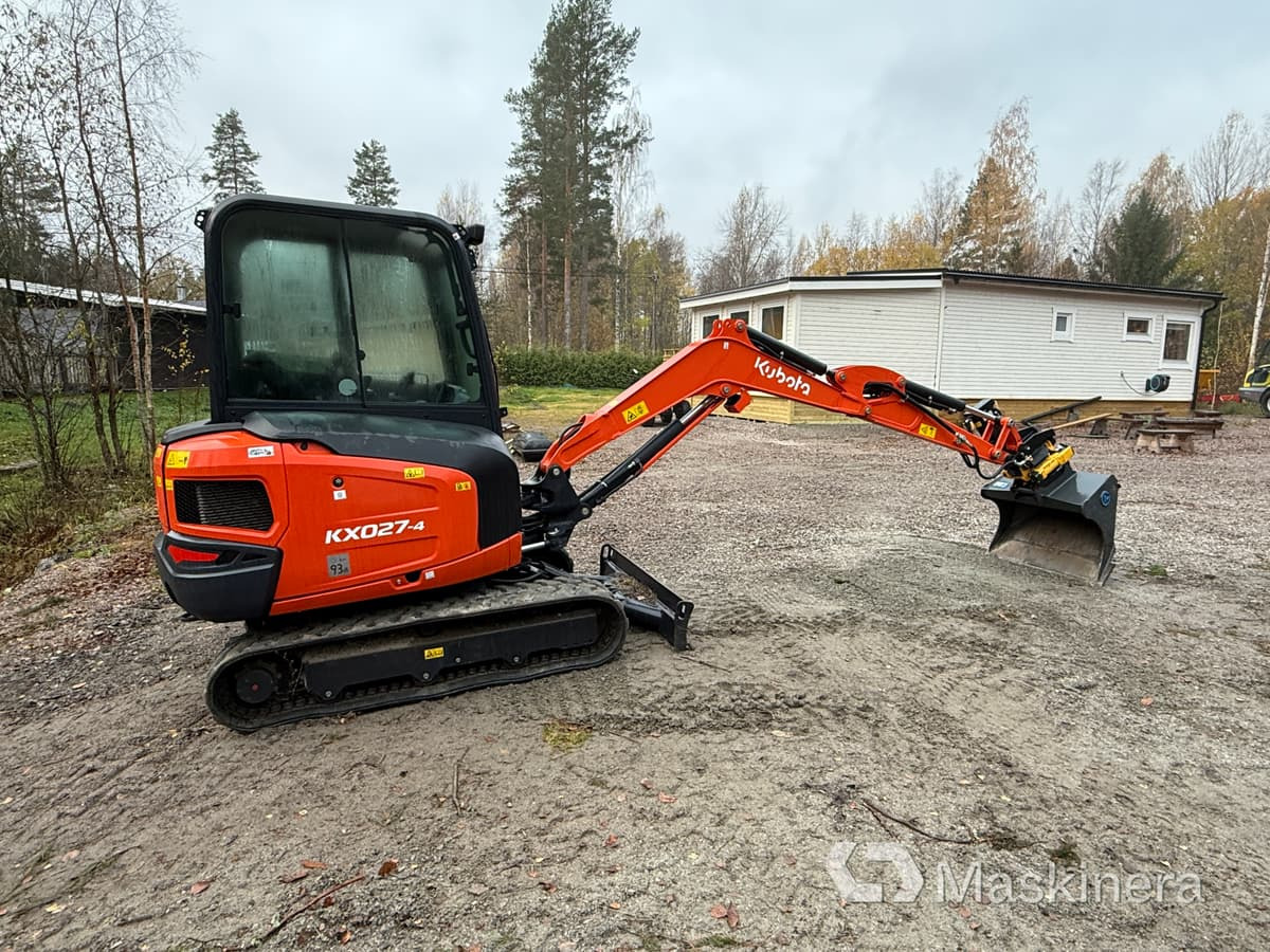 הַחכָּרָה  Grävmaskin Kubota KX027-4 med flera redskap Grävmaskin Kubota KX027-4 med flera redskap: תמונה 7