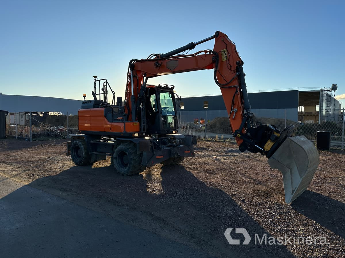 Hjulgrävare Doosan DX160W-5 - מחפר סורק: תמונה 3 Hjulgrävare Doosan DX160W-5 - מחפר סורק: תמונה 3