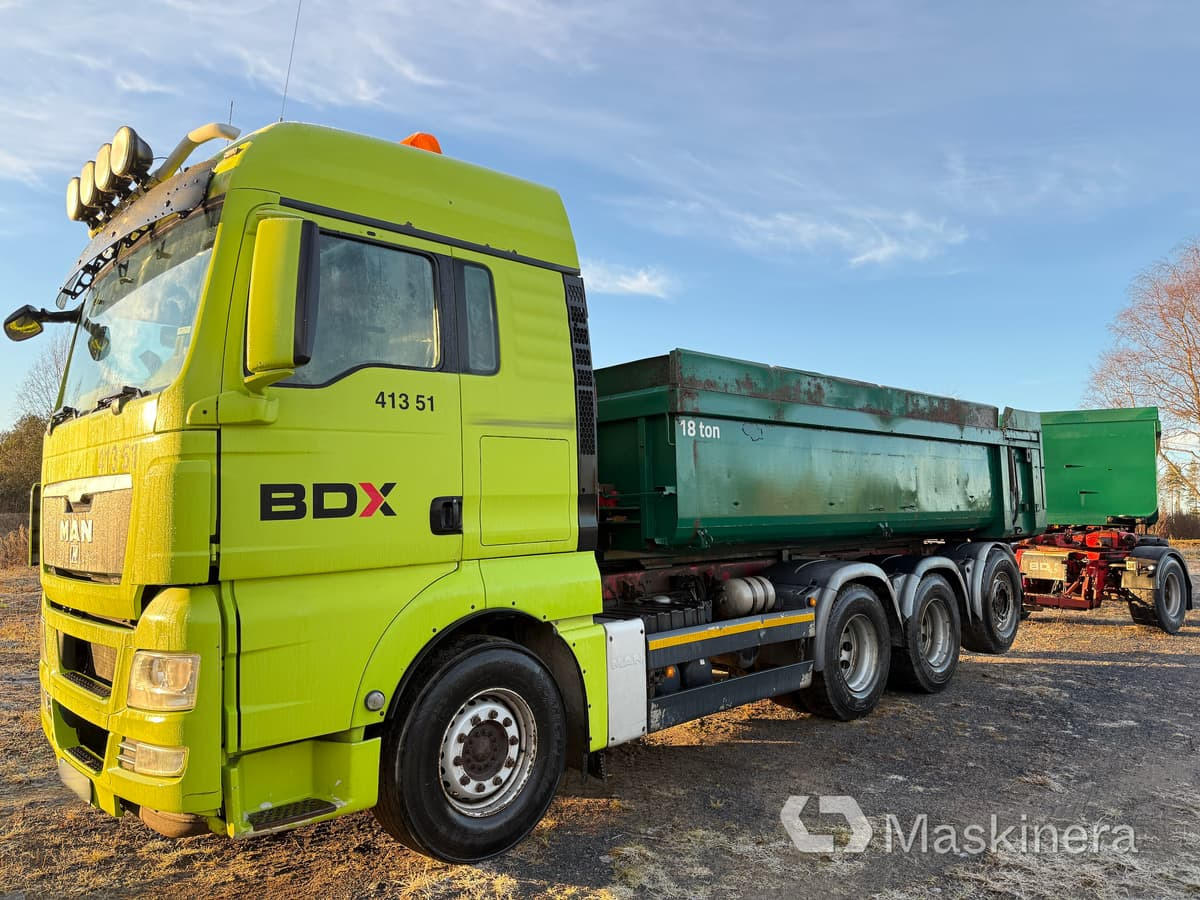 MAN TGF 540 Kassettbil MAN TGF 35.540 & RKP 3-9.0 Grusvagn - מזהיר: תמונה 1 MAN TGF 540 Kassettbil MAN TGF 35.540 & RKP 3-9.0 Grusvagn - מזהיר: תמונה 1